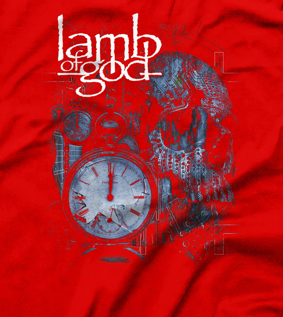 Lamb of God – Circutry Skull T-Shirt