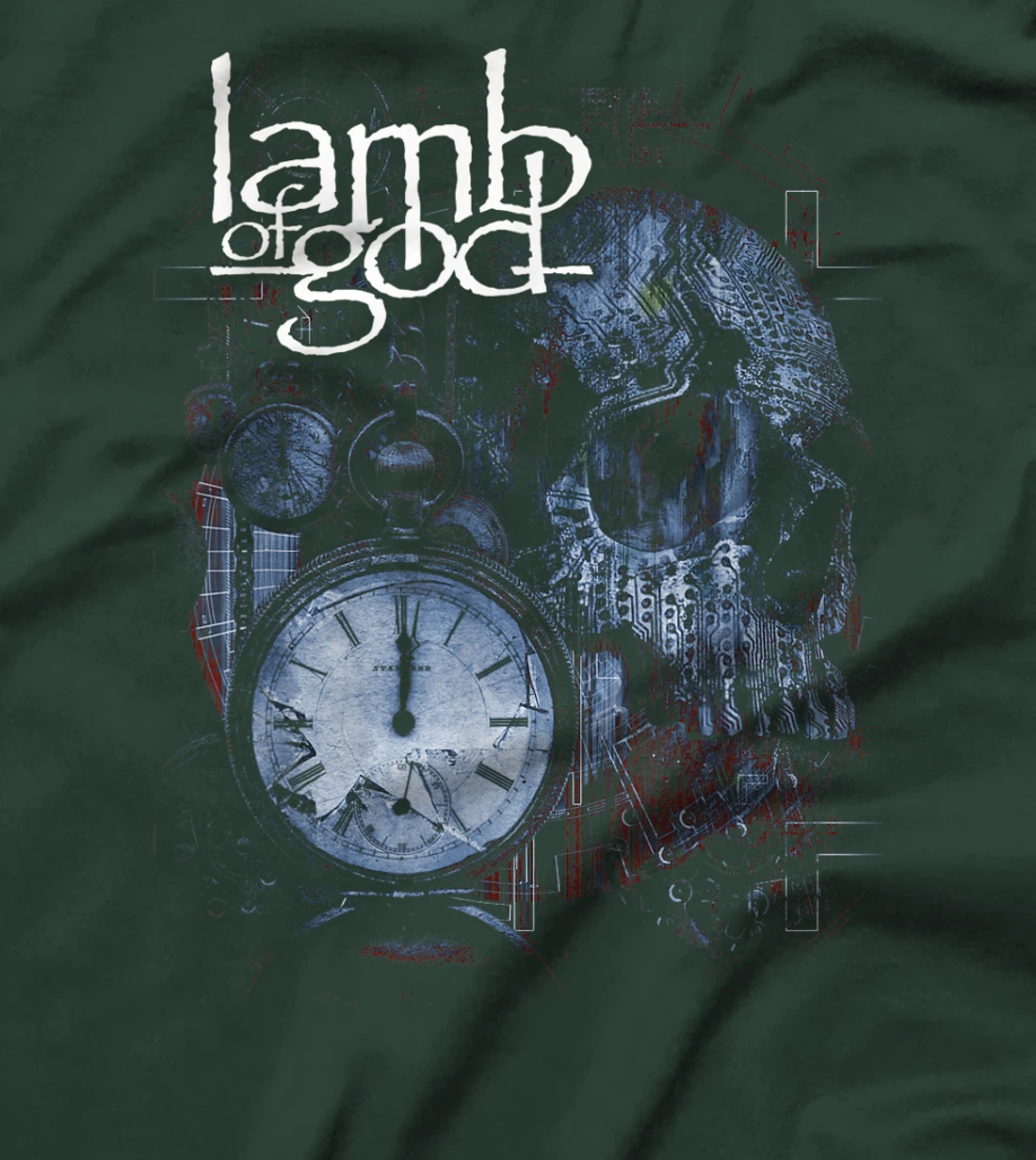 Lamb of God – Circutry Skull T-Shirt