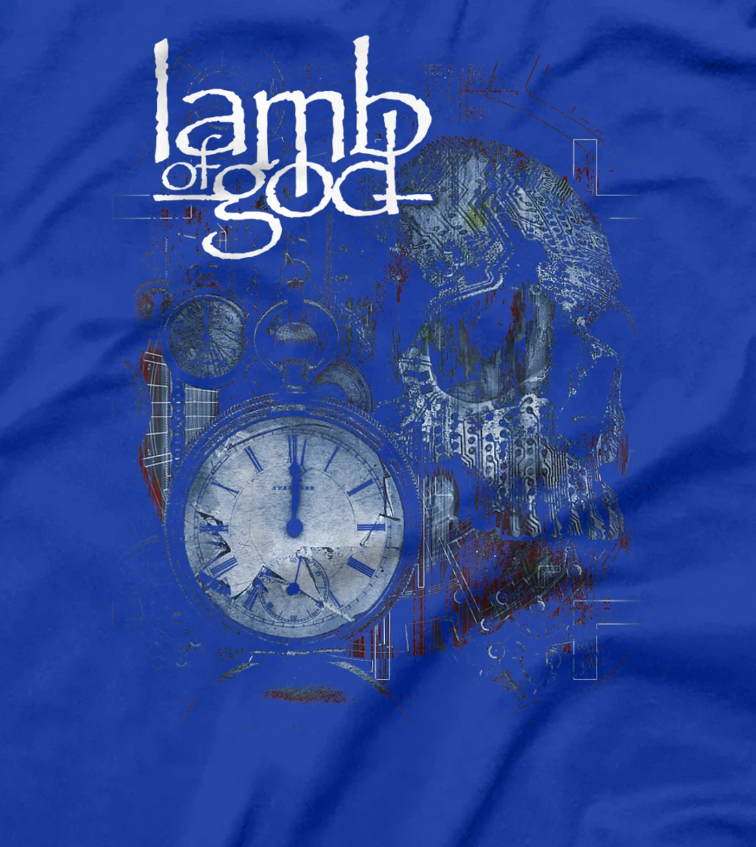 Lamb of God – Circutry Skull T-Shirt