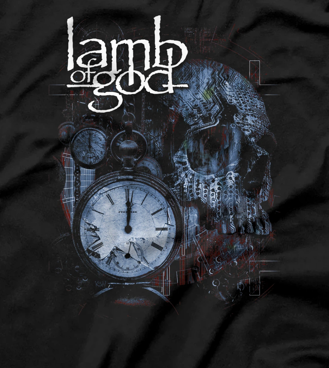 Lamb of God – Circutry Skull T-Shirt