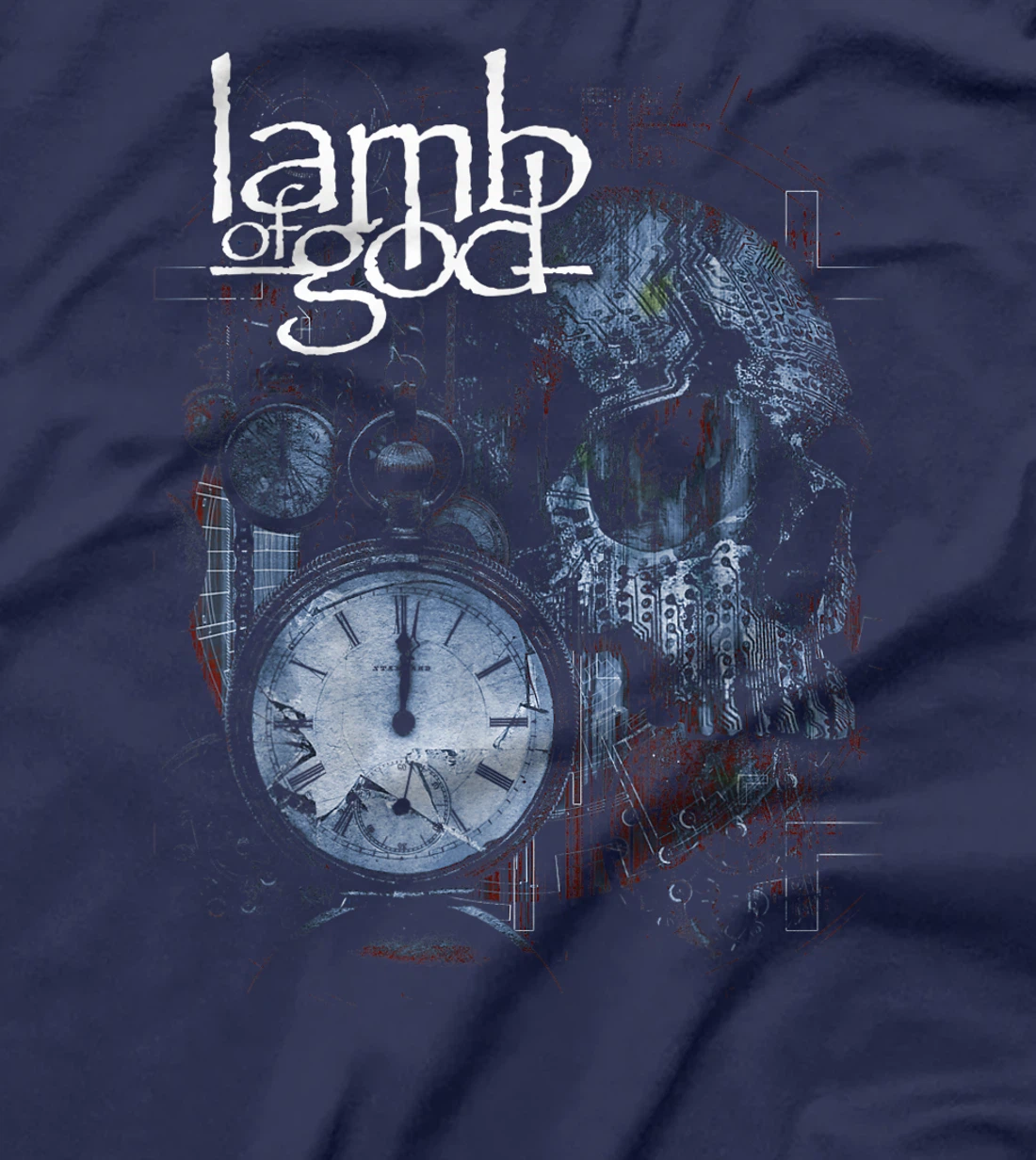 Lamb of God – Circutry Skull T-Shirt