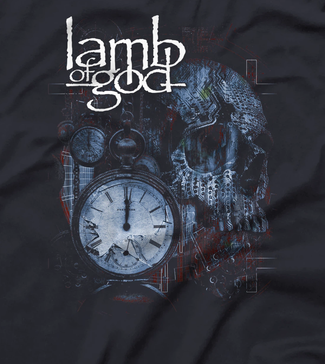 Lamb of God – Circutry Skull T-Shirt