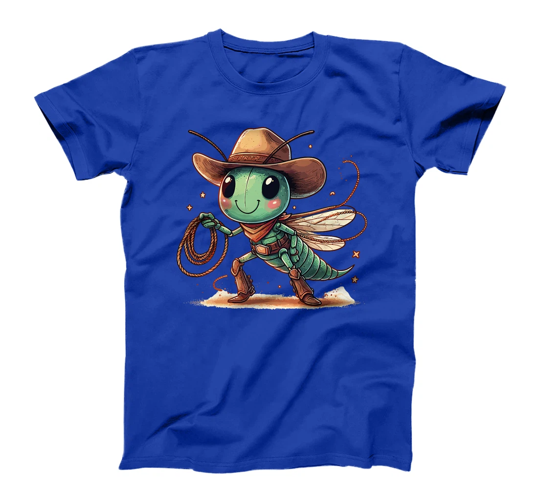 Western Rodeo Cowboy Hat Grasshopper Texas Animals Premium T-Shirt