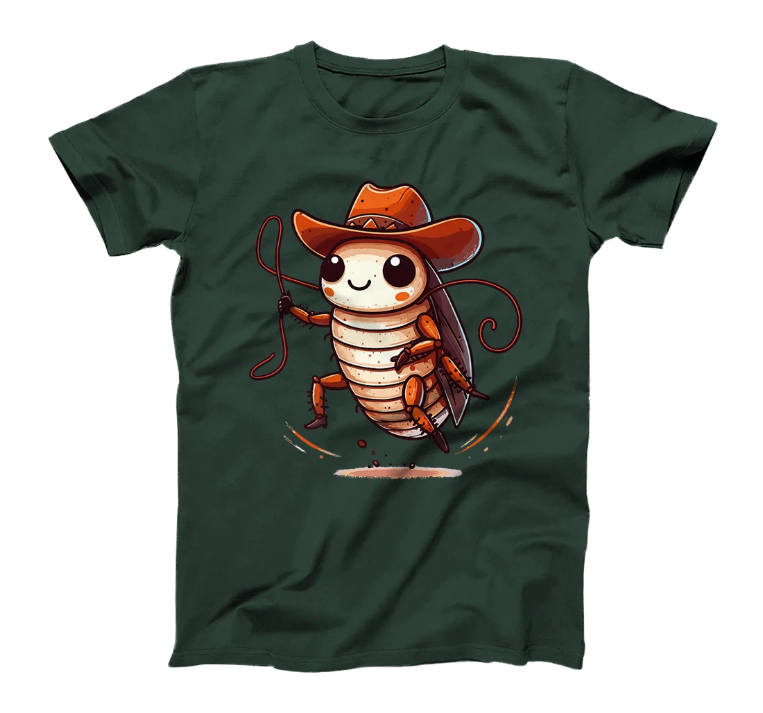 Western Rodeo Cowboy Hat Cockroach Texas Animals Premium T-Shirt