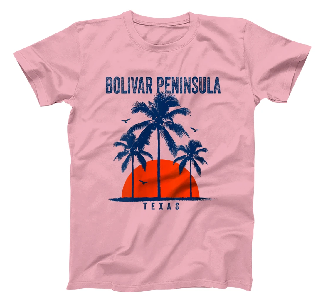 Womens Bolivar Peninsula Texas Ocean Surfing Surfboarding T-Shirt