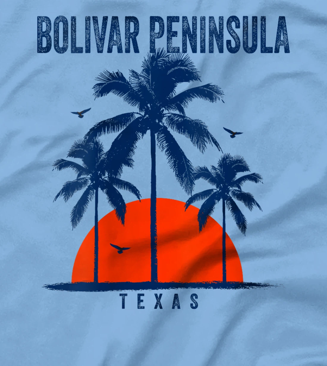Womens Bolivar Peninsula Texas Ocean Surfing Surfboarding T-Shirt