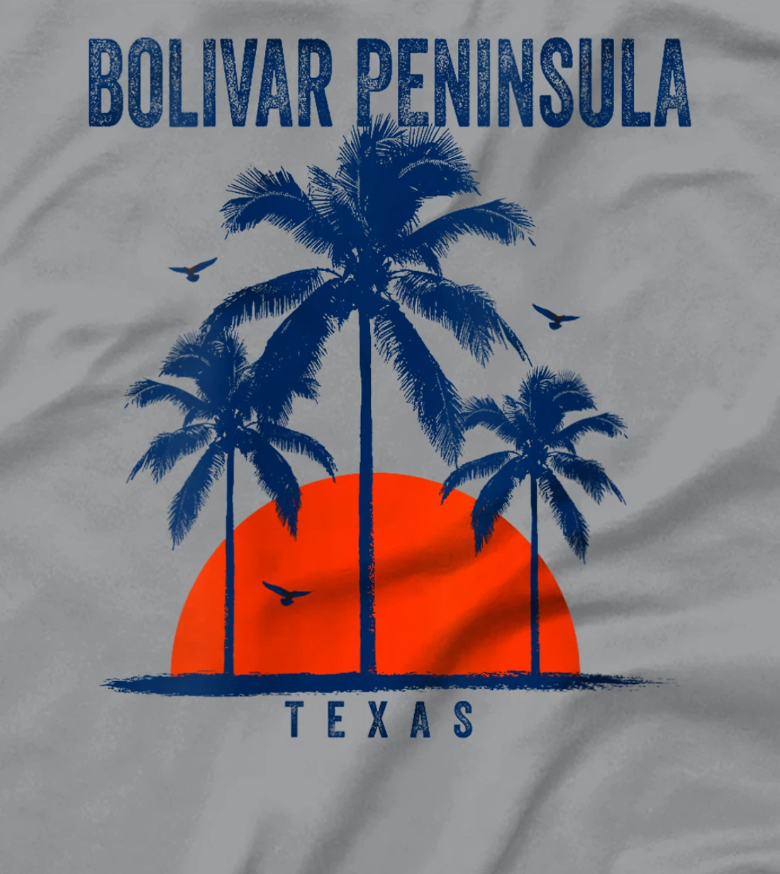 Womens Bolivar Peninsula Texas Ocean Surfing Surfboarding T-Shirt