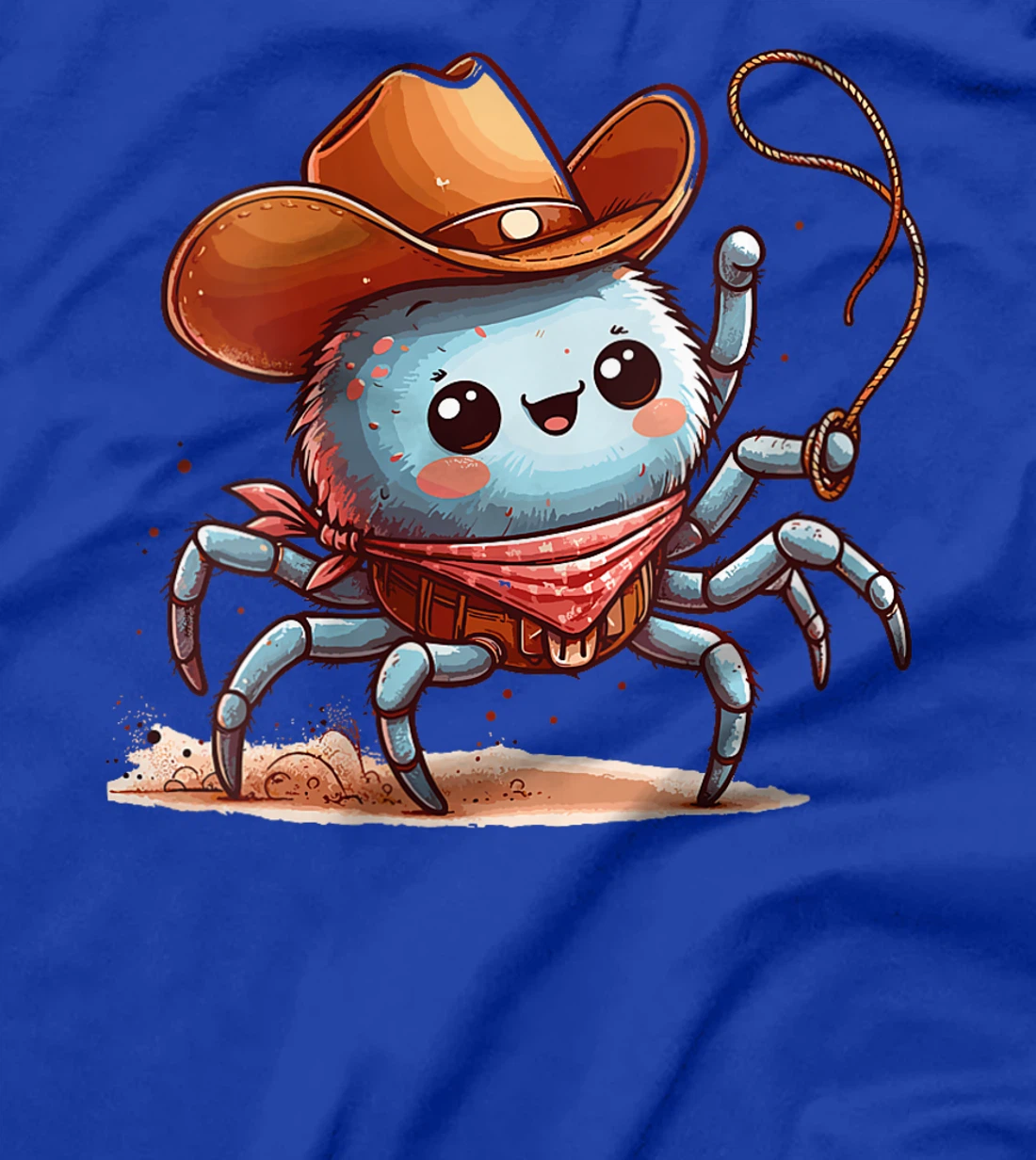 Womens Western Rodeo Cowboy Hat Spider Texas Animals T-Shirt