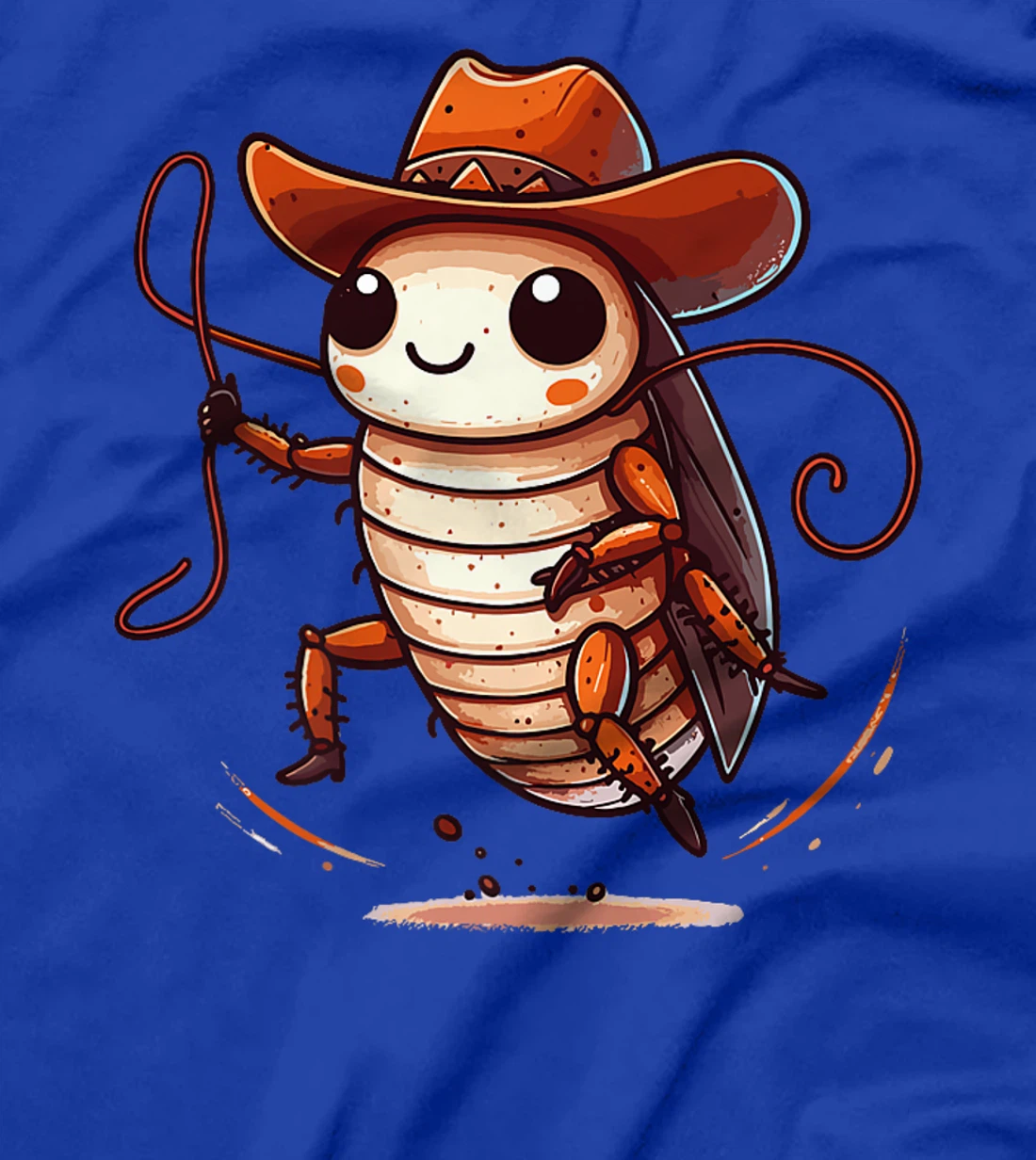 Western Rodeo Cowboy Hat Cockroach Texas Animals Premium T-Shirt