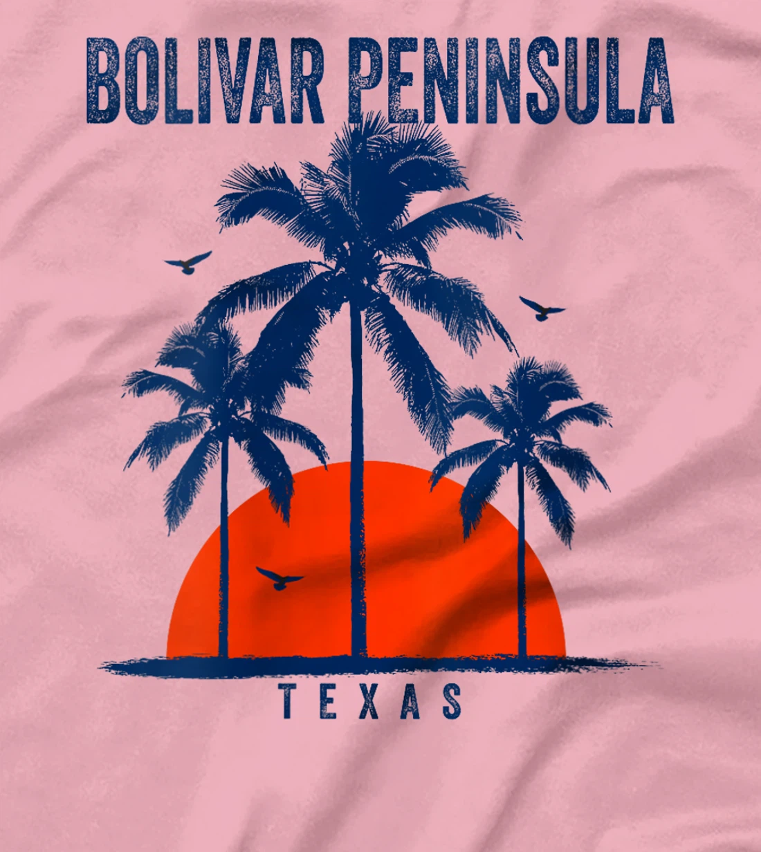Womens Bolivar Peninsula Texas Ocean Surfing Surfboarding T-Shirt