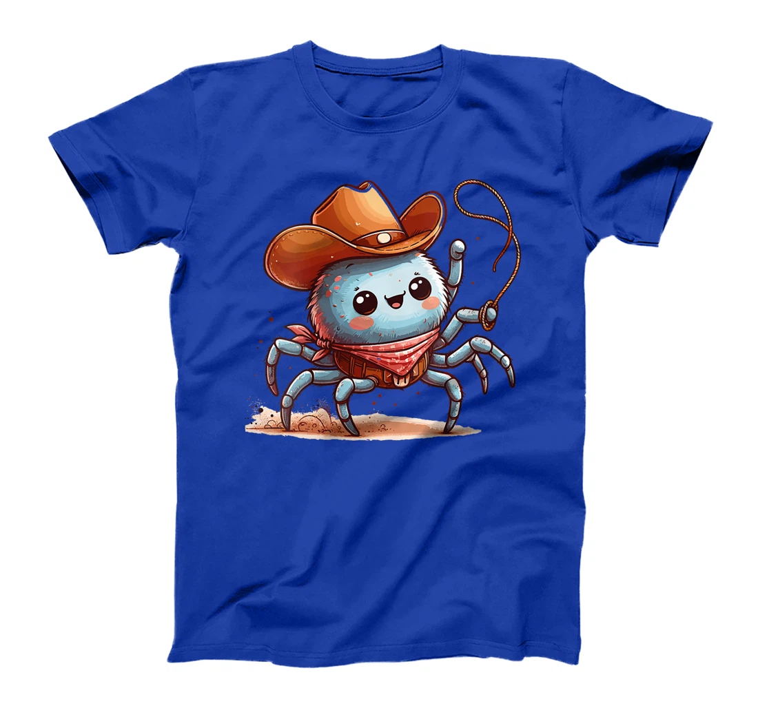 Womens Western Rodeo Cowboy Hat Spider Texas Animals T-Shirt
