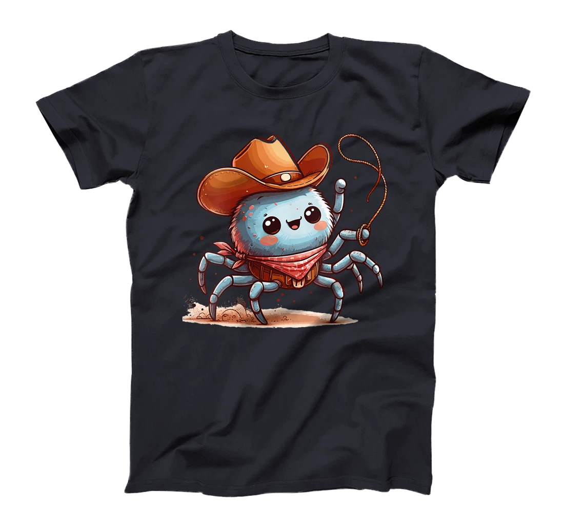 Womens Western Rodeo Cowboy Hat Spider Texas Animals T-Shirt