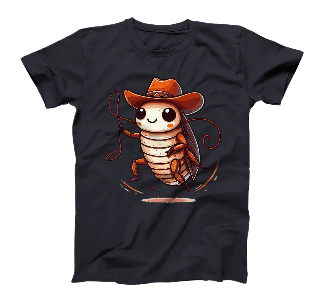 Western Rodeo Cowboy Hat Cockroach Texas Animals Premium T-Shirt