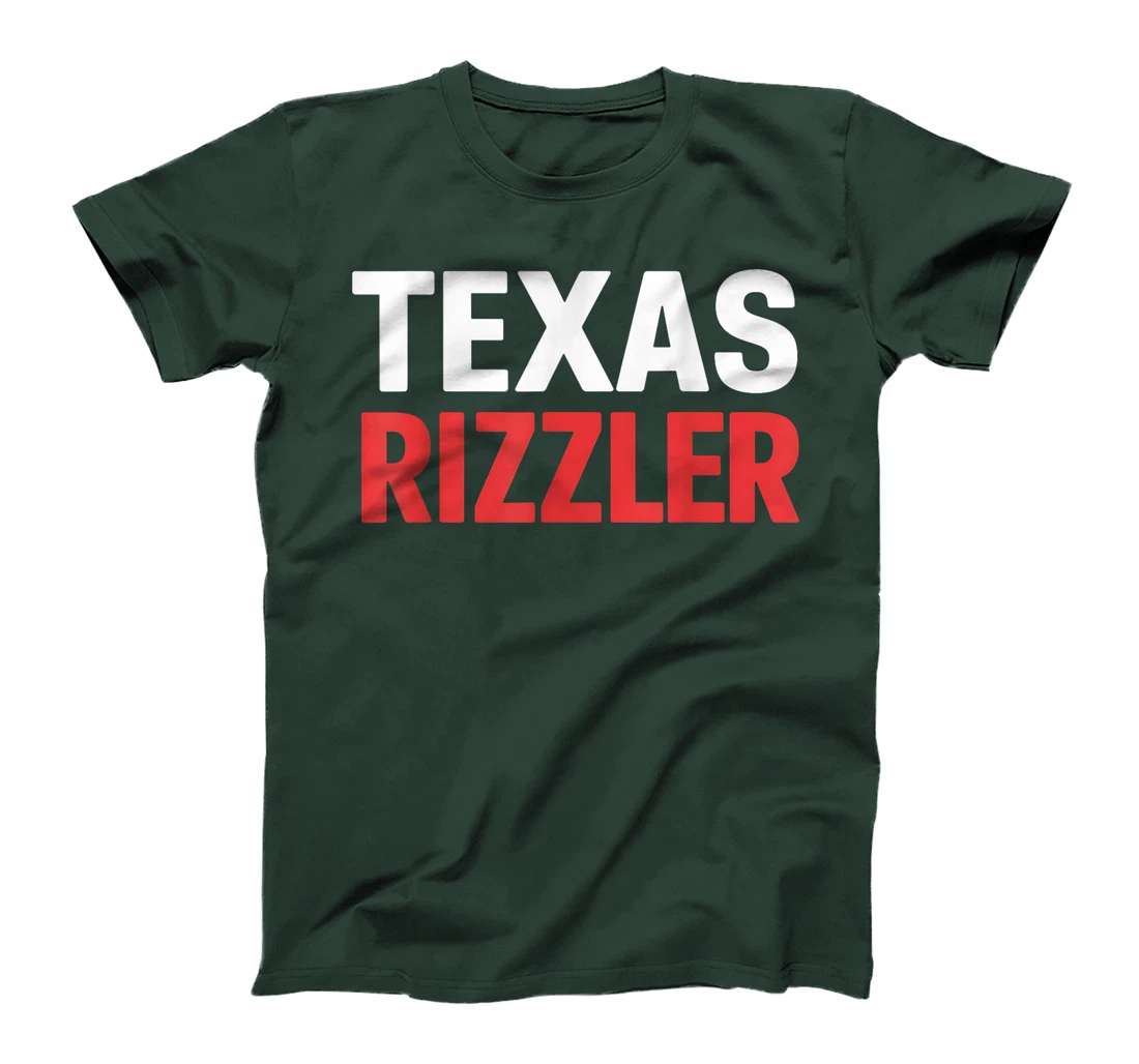 Texas Rizzler Texas Rizz Funny Ironic Texas Meme T-Shirt