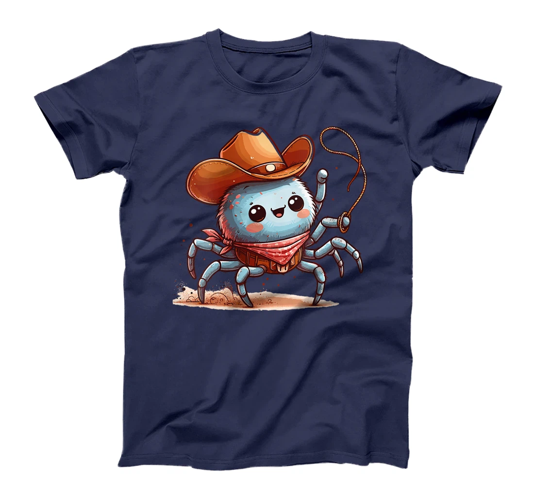 Womens Western Rodeo Cowboy Hat Spider Texas Animals T-Shirt