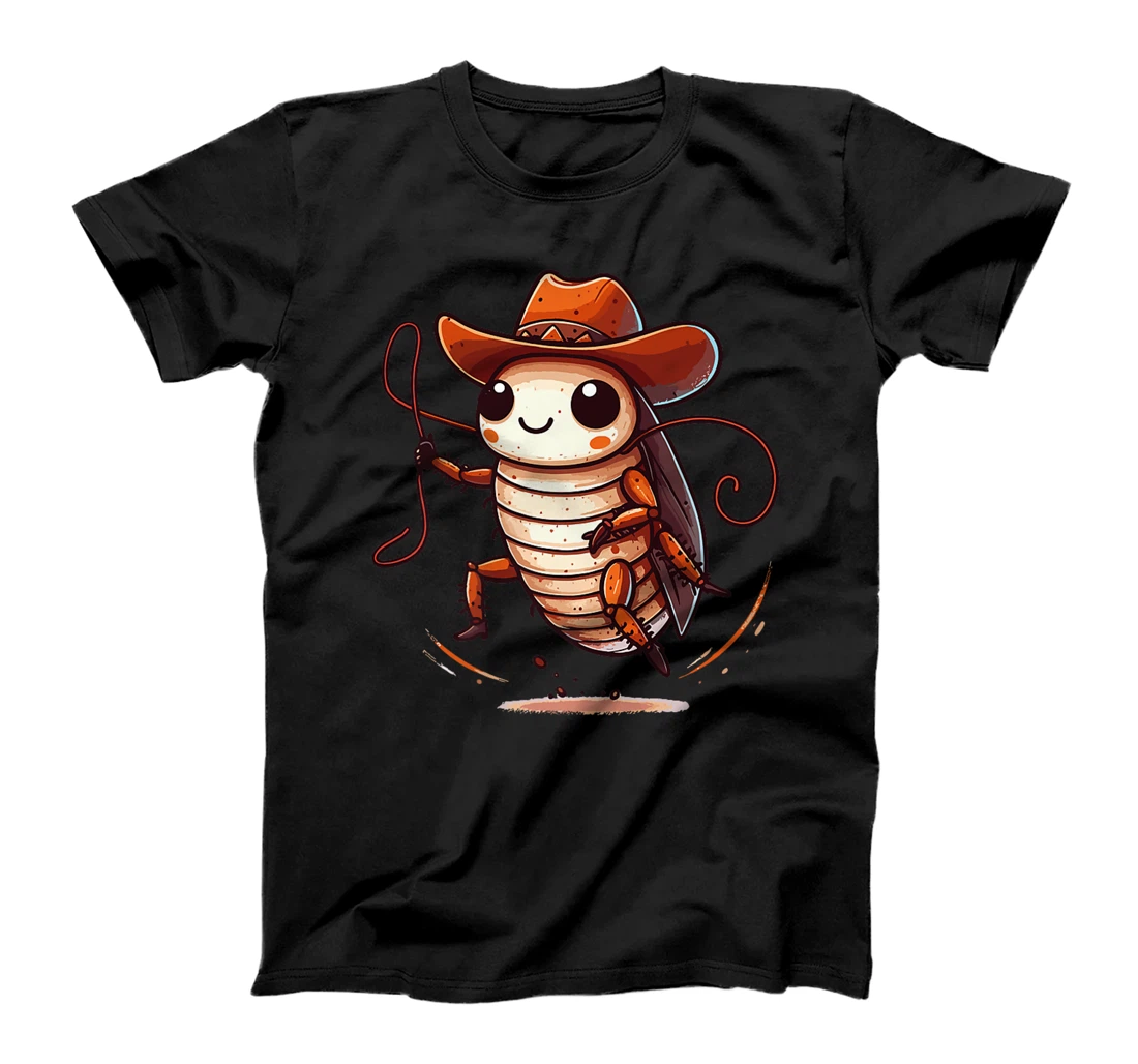 Western Rodeo Cowboy Hat Cockroach Texas Animals Premium T-Shirt