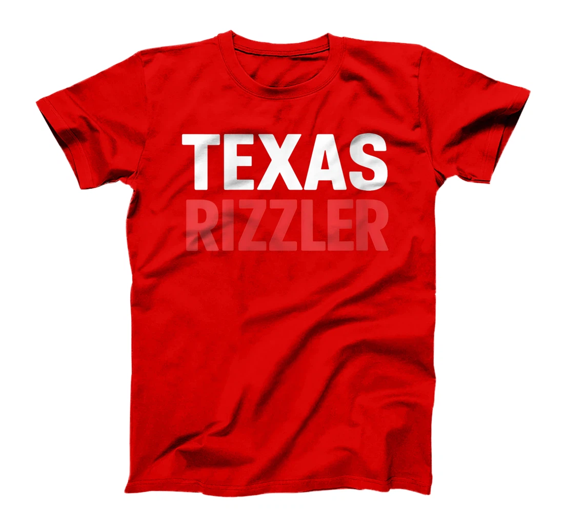 Womens Texas Rizzler Texas Rizz Funny Ironic Texas Meme T-Shirt