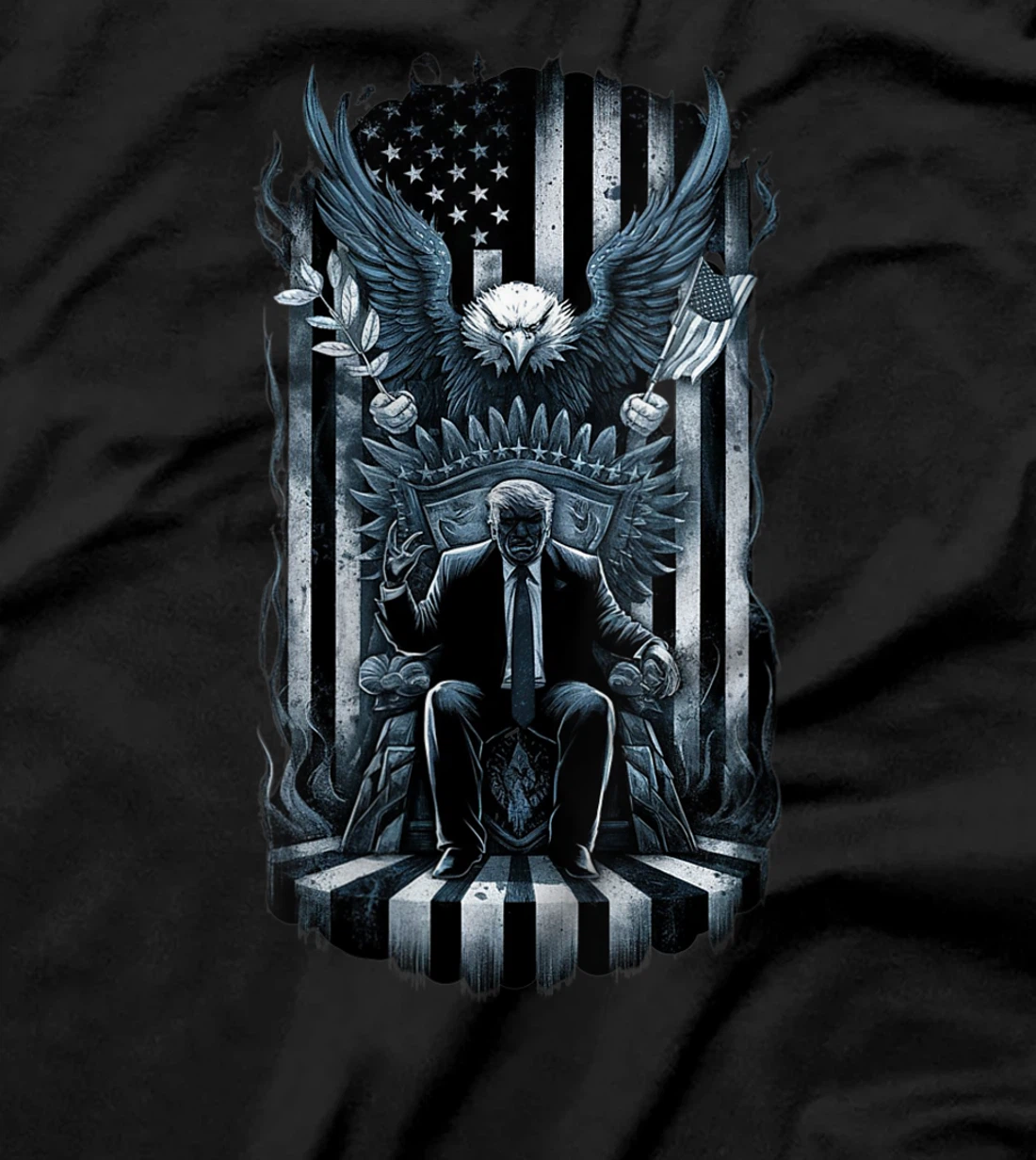Womens Eagle America and the Trump Throne: The 2024 Election T-Shirt