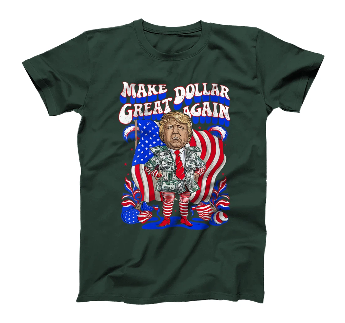 Womens Make Dollar Great Again Trump USA 2024 Elections Tuesday 5th T-Shirt