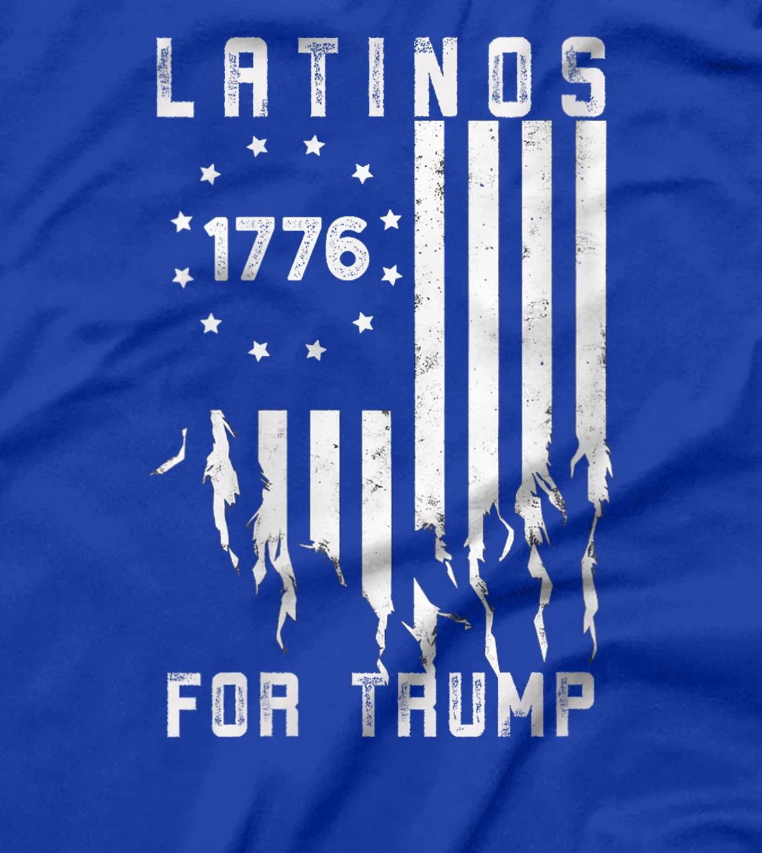 Womens Latinos for Trump 2024, Funny Election USA Flag T-Shirt