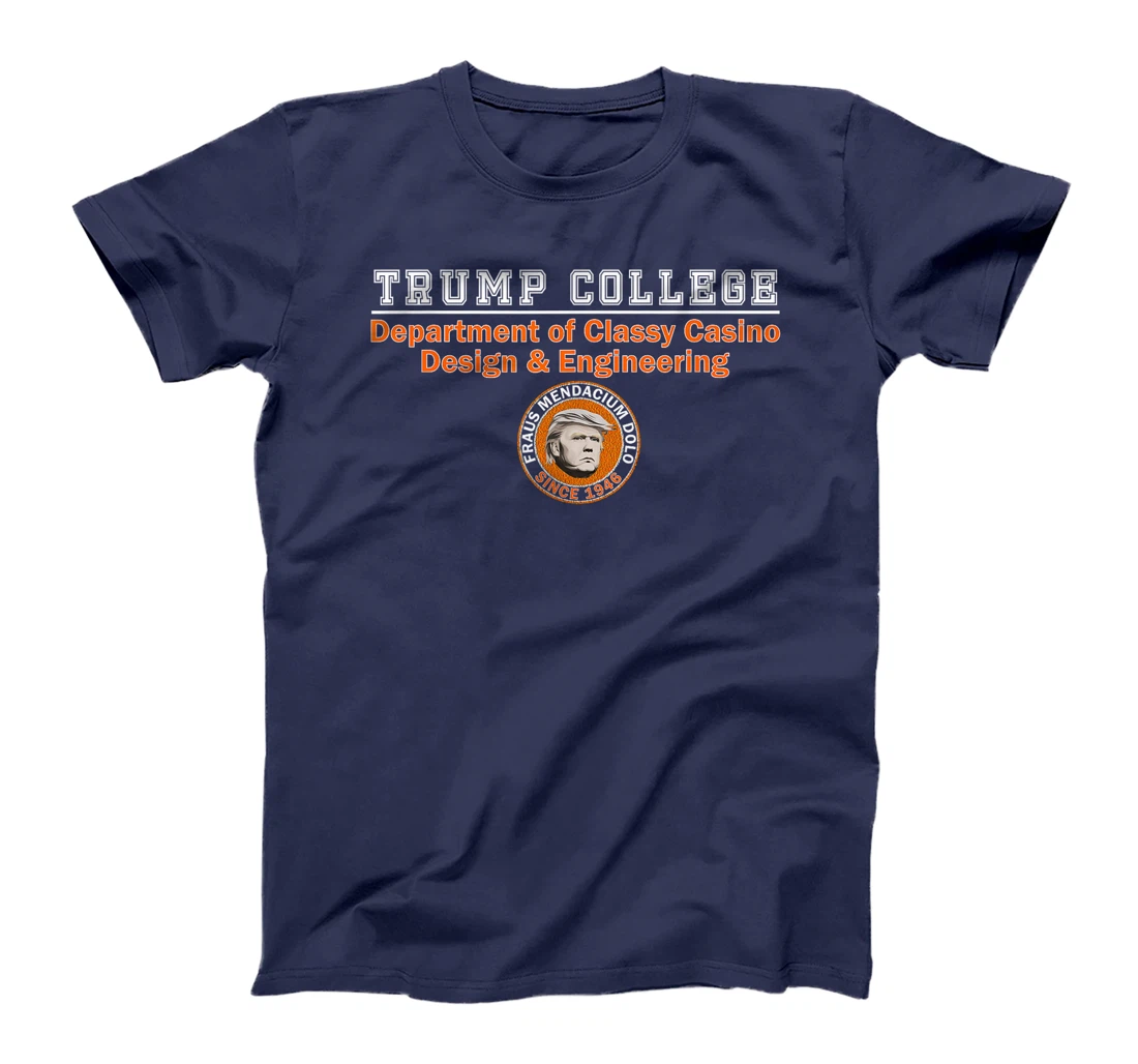 Womens Anti Trump - Trump College - Classy Casino Design T-Shirt