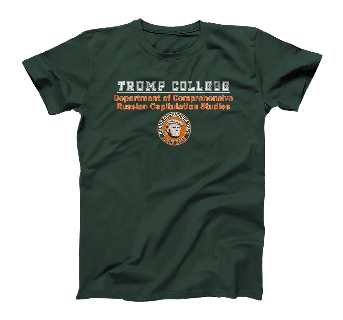 Womens Anti Trump - Trump College - Russian Capitulation Studies T-Shirt