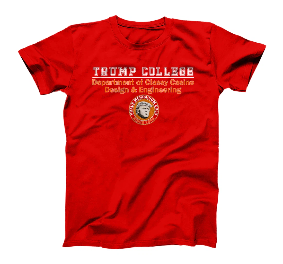 Womens Anti Trump - Trump College - Classy Casino Design T-Shirt