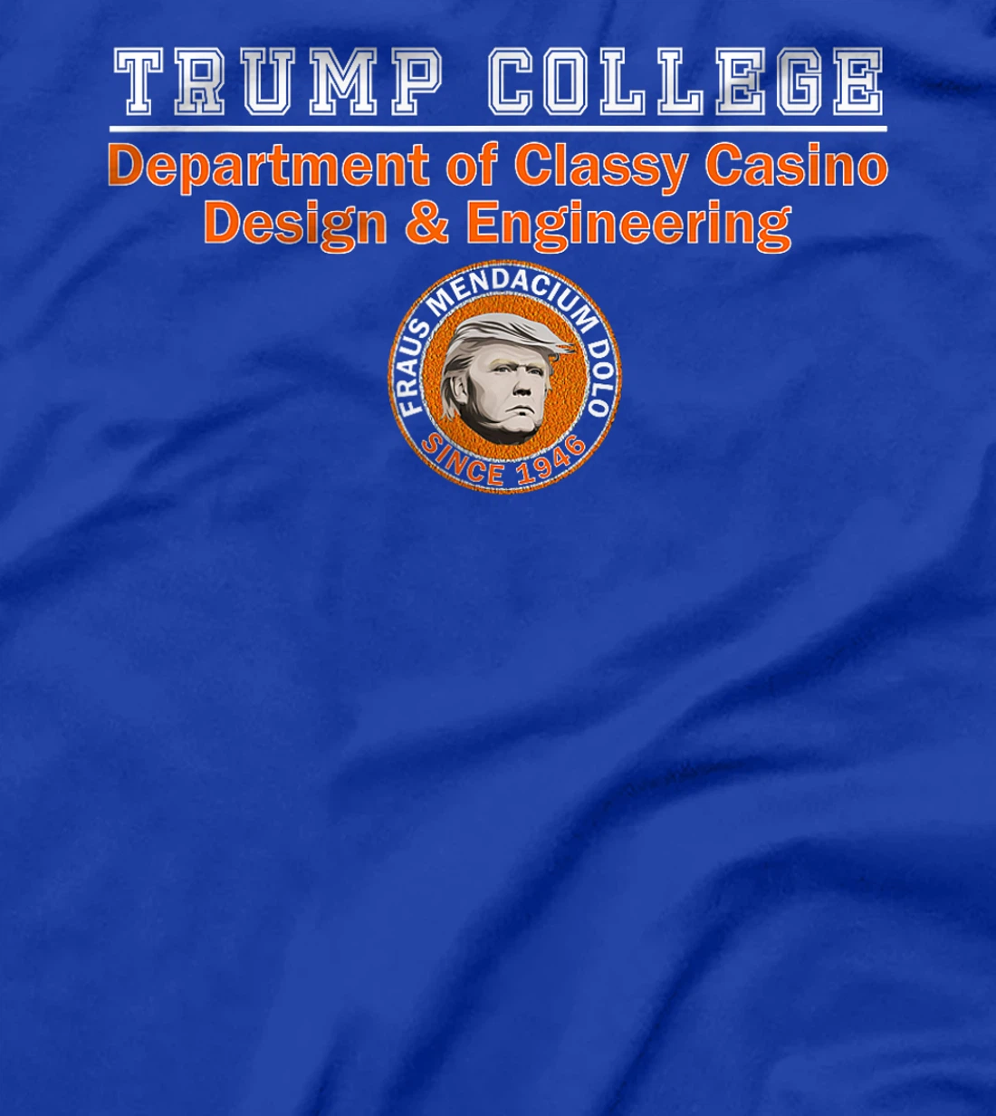 Womens Anti Trump - Trump College - Classy Casino Design T-Shirt