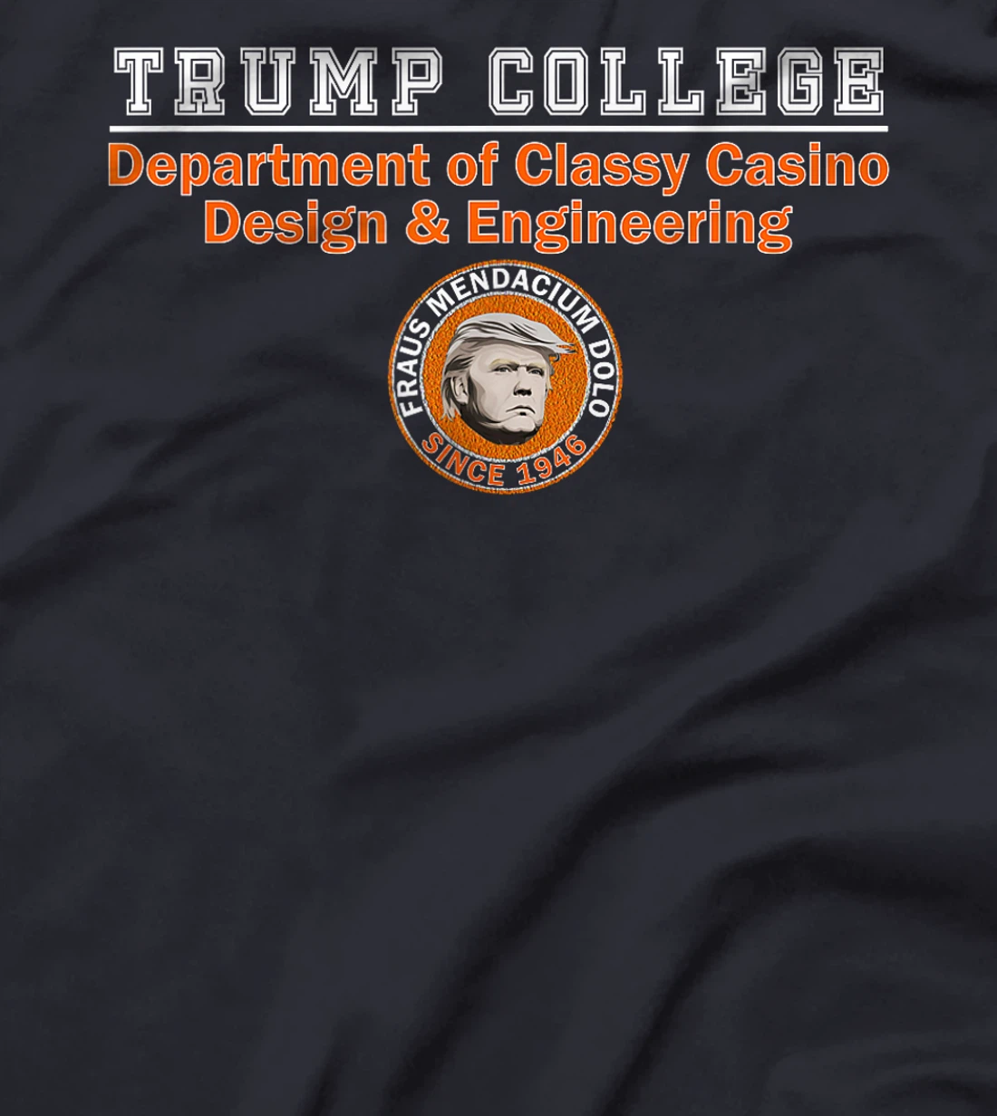 Womens Anti Trump - Trump College - Classy Casino Design T-Shirt