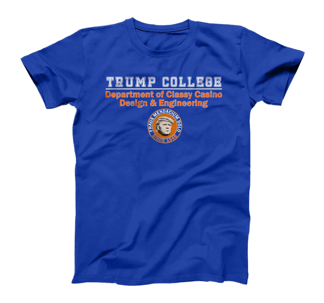 Womens Anti Trump - Trump College - Classy Casino Design T-Shirt
