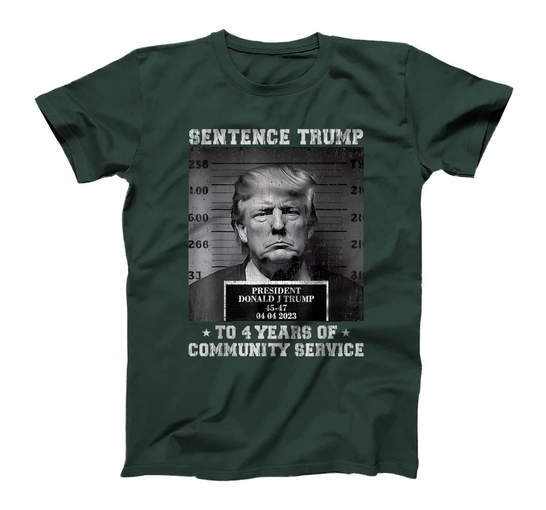 Sentence Trump to 4 Years of Community Service Mug Shot T-Shirt