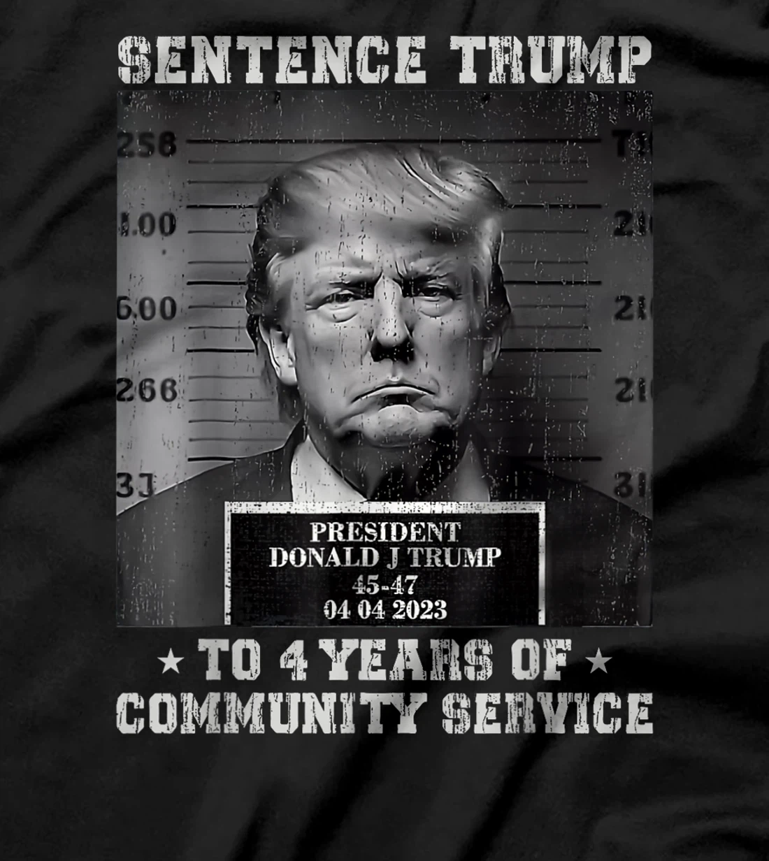 Sentence Trump to 4 Years of Community Service Mug Shot T-Shirt