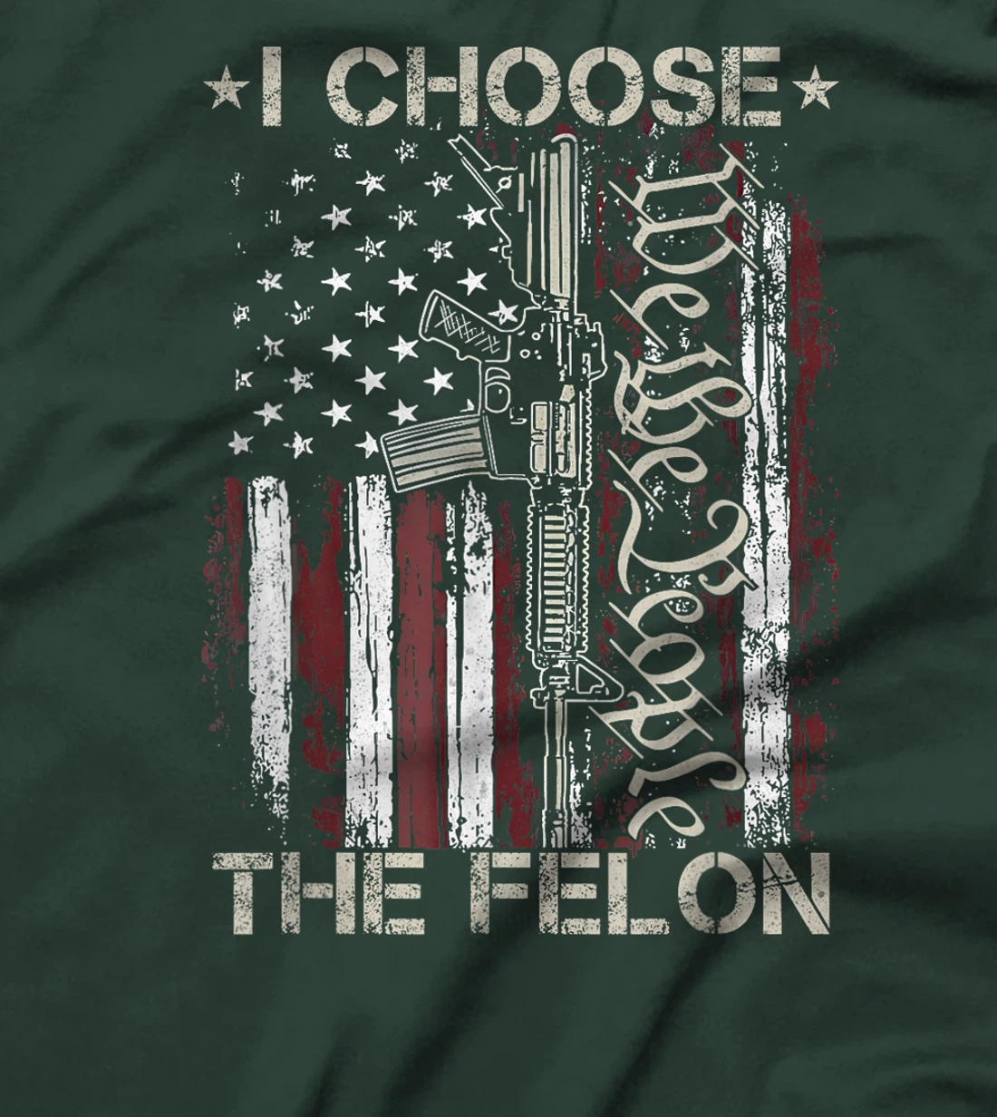 I Choose The Felon Funny Trump 2024 Voting Convicted Felon T-Shirt