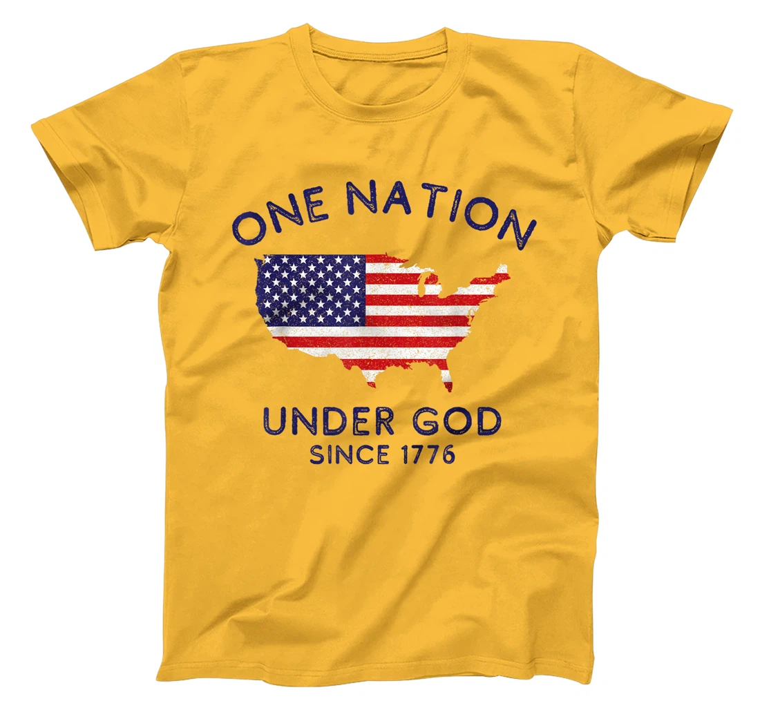 One Nation Under God Since 1776, Patriotic American July 4th T-Shirt