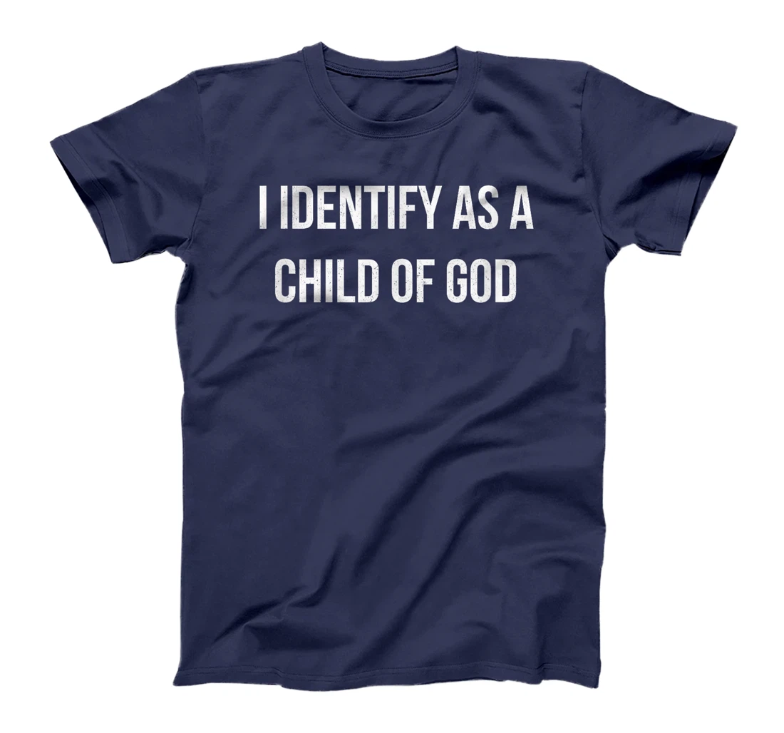 I Identify As A Child of God Overcomer Christian Vintage T-Shirt