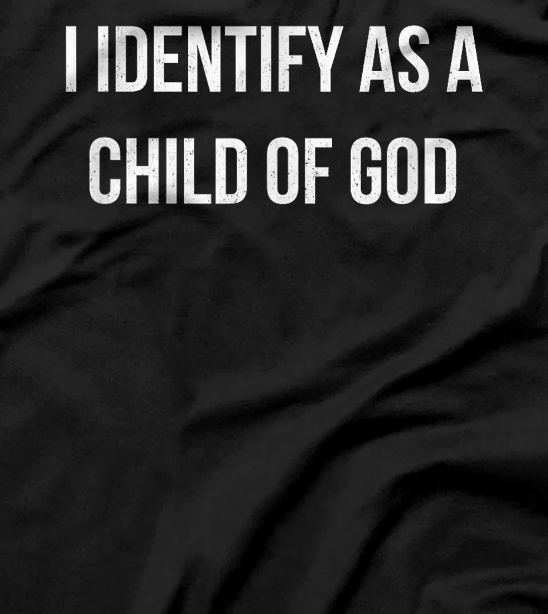 I Identify As A Child of God Overcomer Christian Vintage T-Shirt