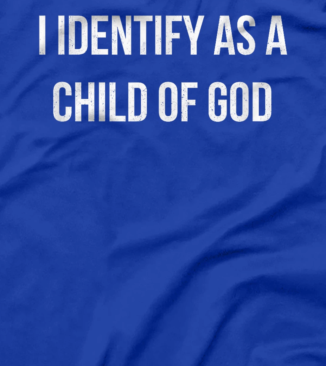I Identify As A Child of God Overcomer Christian Vintage T-Shirt