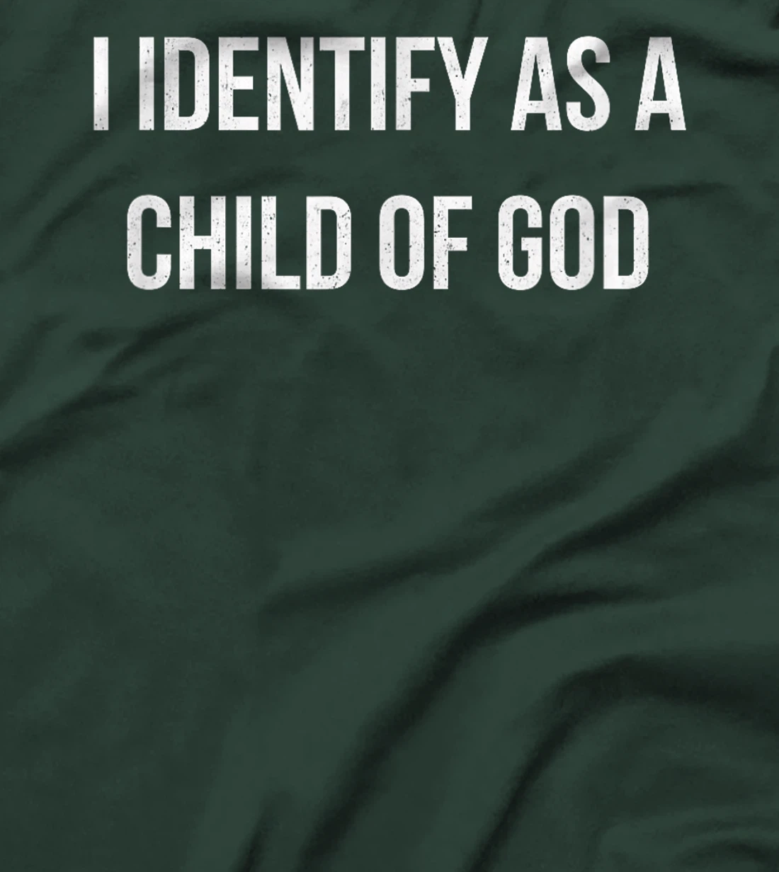 I Identify As A Child of God Overcomer Christian Vintage T-Shirt