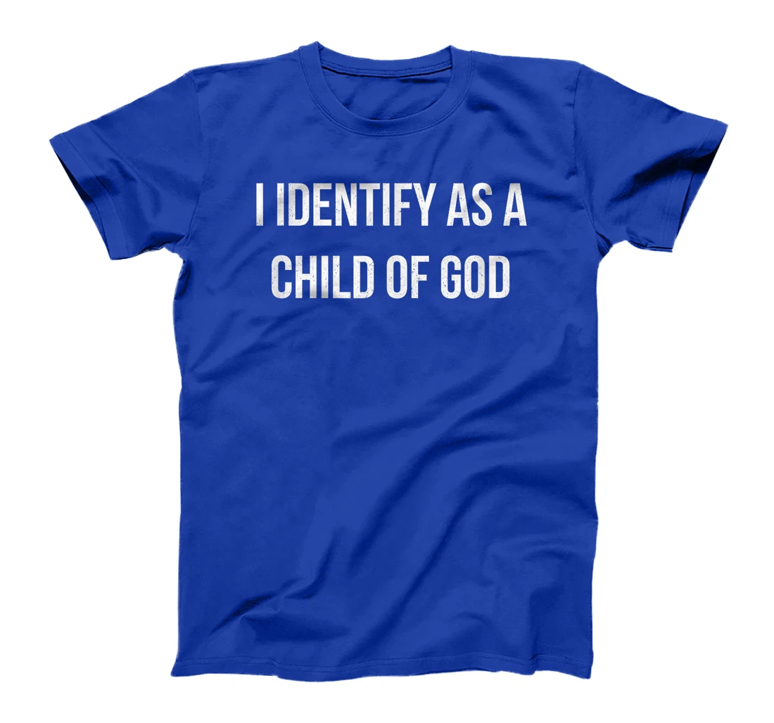I Identify As A Child of God Overcomer Christian Vintage T-Shirt
