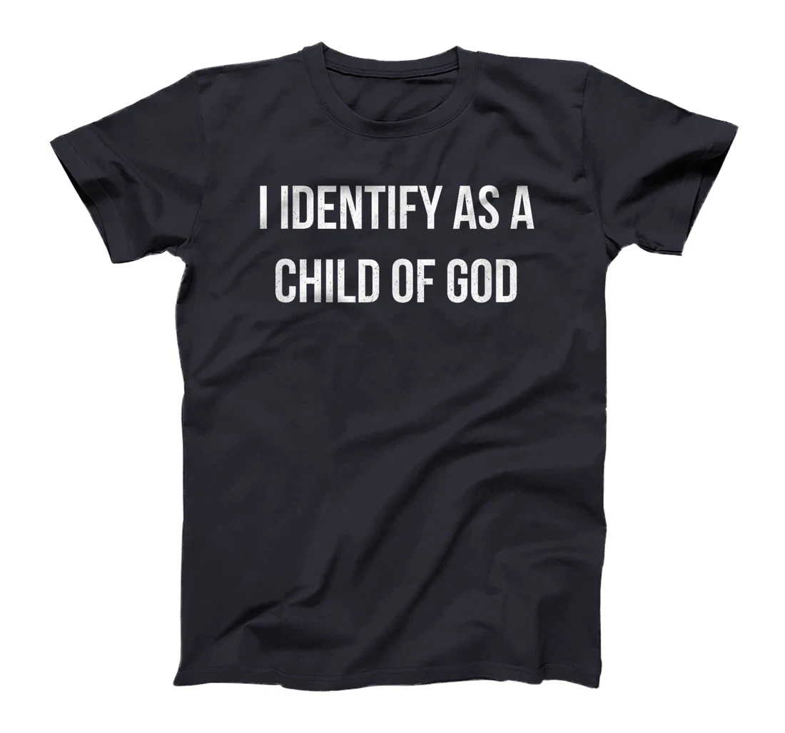 I Identify As A Child of God Overcomer Christian Vintage T-Shirt