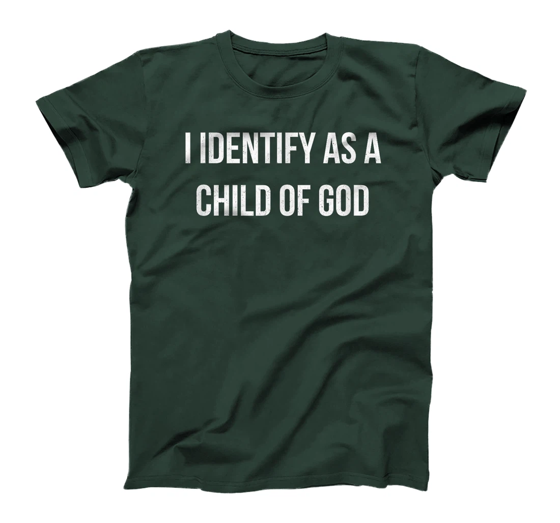 I Identify As A Child of God Overcomer Christian Vintage T-Shirt