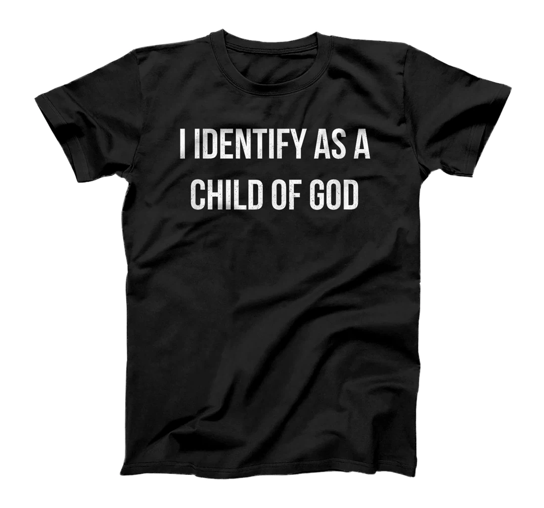 I Identify As A Child of God Overcomer Christian Vintage T-Shirt