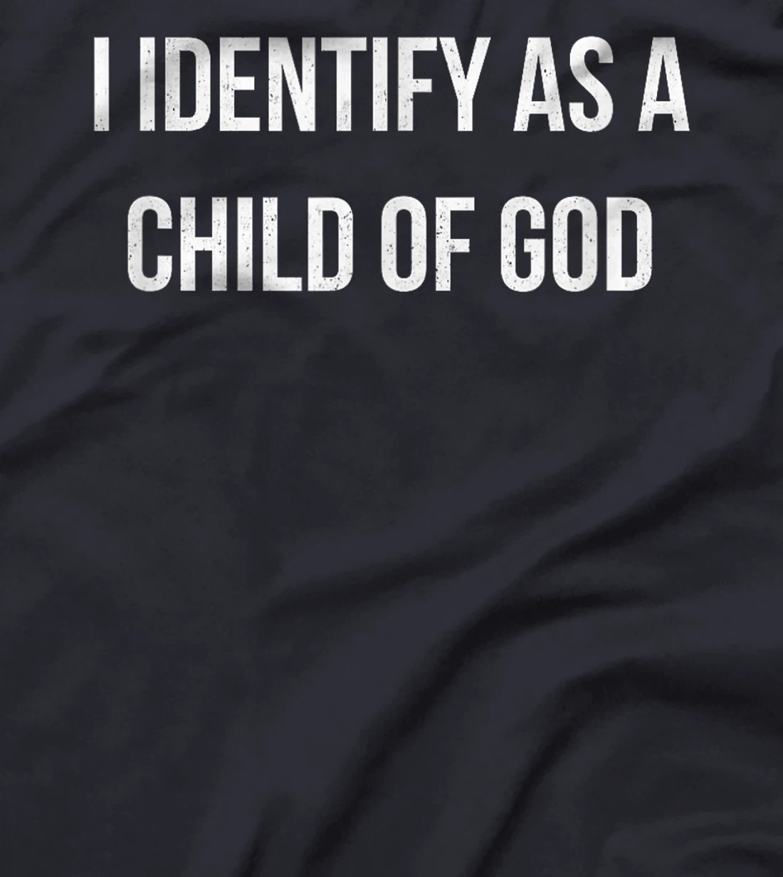 I Identify As A Child of God Overcomer Christian Vintage T-Shirt