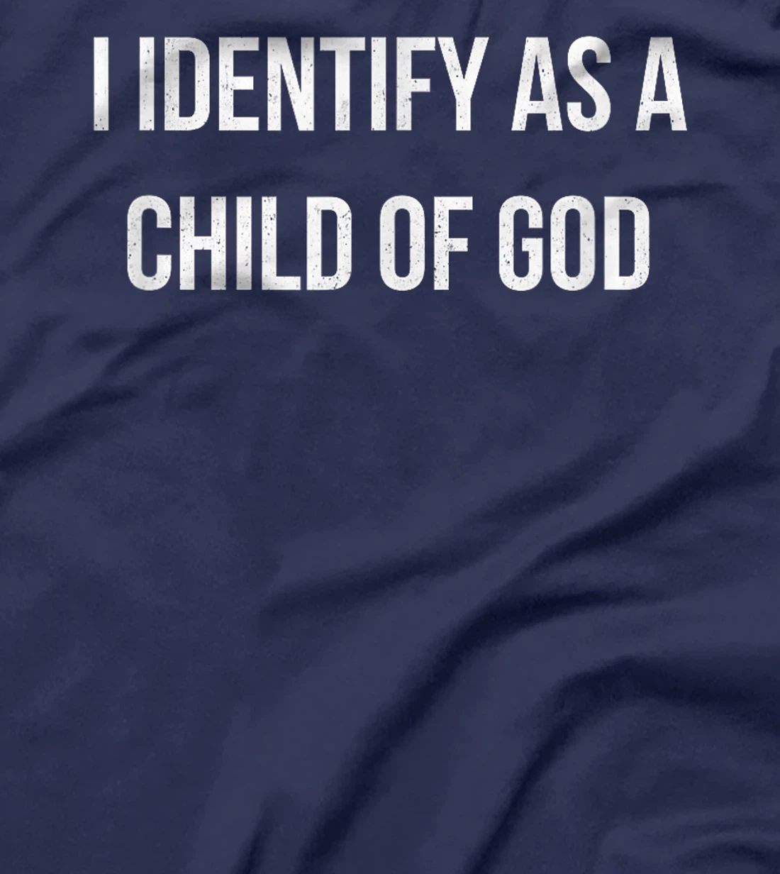 I Identify As A Child of God Overcomer Christian Vintage T-Shirt