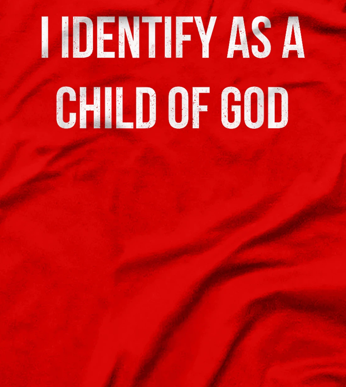 I Identify As A Child of God Overcomer Christian Vintage T-Shirt