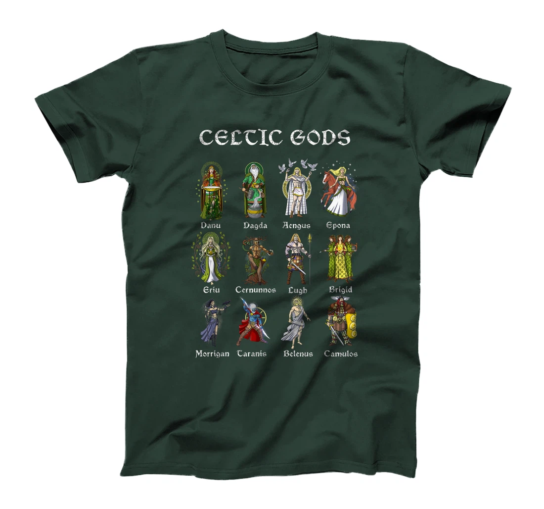 Celtic Mythology Gods Norse Viking Warriors Pagan Nordic T-Shirt