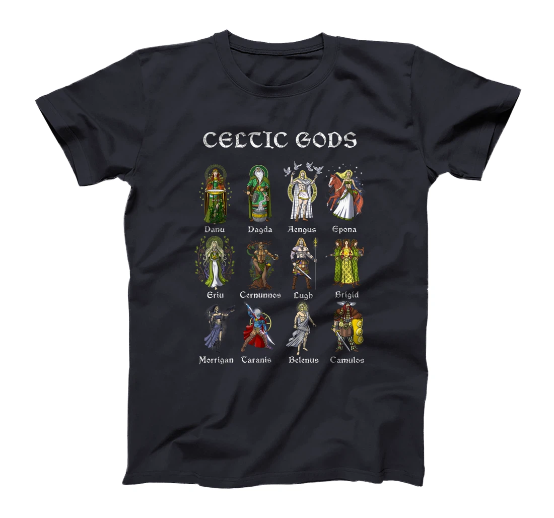 Celtic Mythology Gods Norse Viking Warriors Pagan Nordic T-Shirt