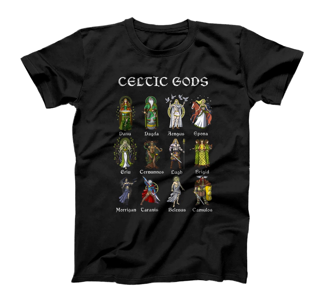 Celtic Mythology Gods Norse Viking Warriors Pagan Nordic T-Shirt