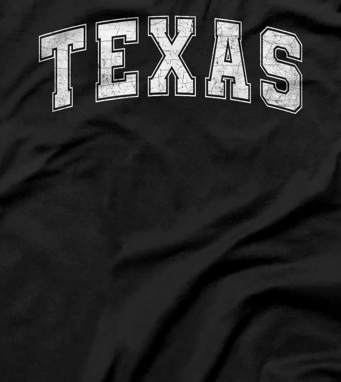 Texas State Retro White Varsity Vintage Text T-Shirt