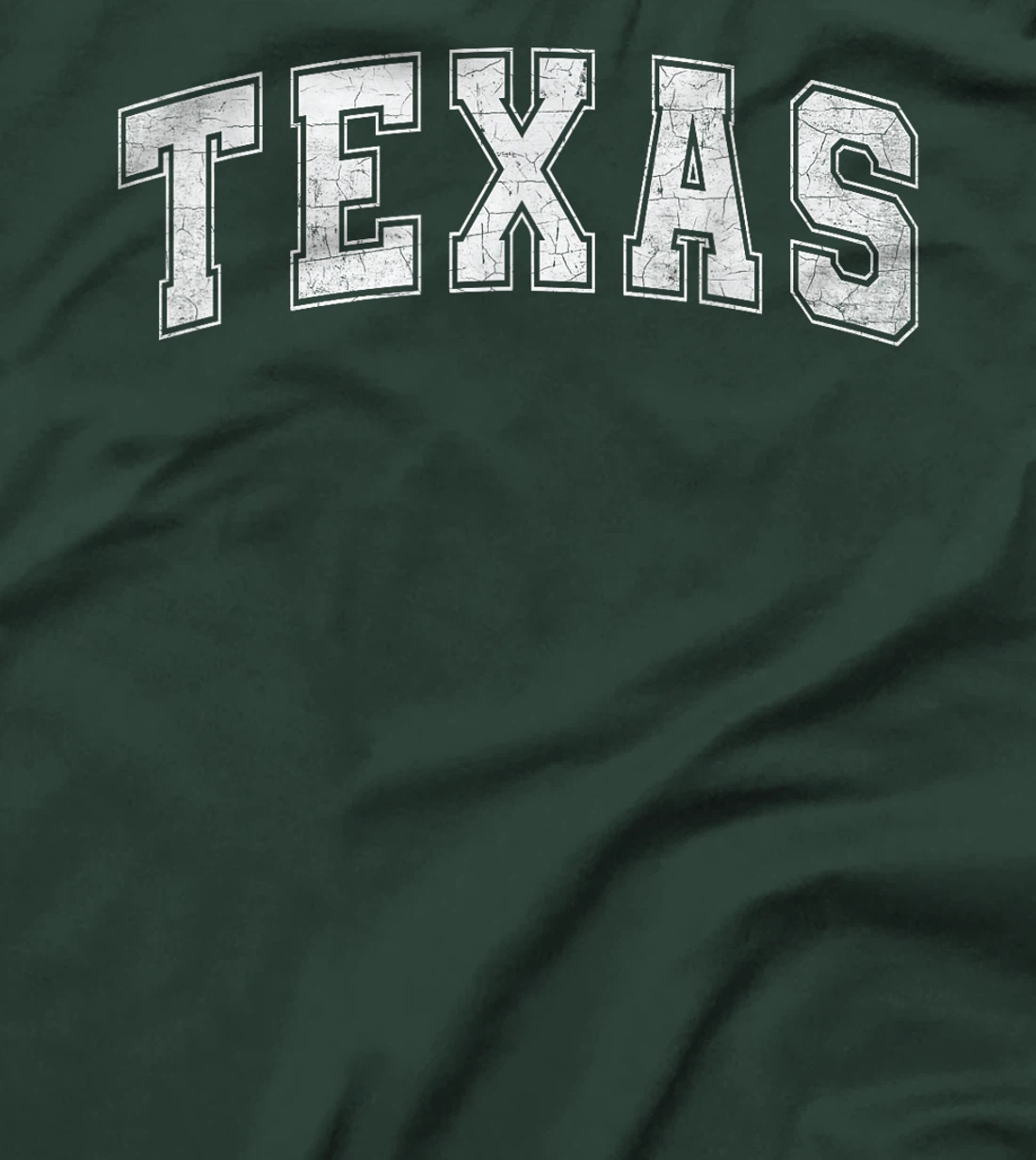 Texas State Retro White Varsity Vintage Text T-Shirt